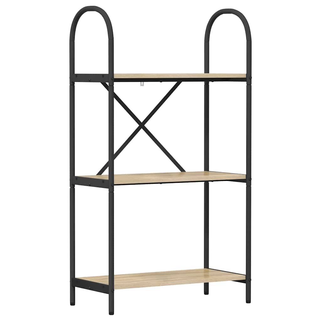 Raft pentru cărți Stejar sonoma 60 x 30 x 109 cm Lemn compozit