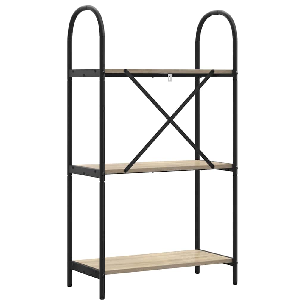 Raft pentru cărți Stejar sonoma 60 x 30 x 109 cm Lemn compozit