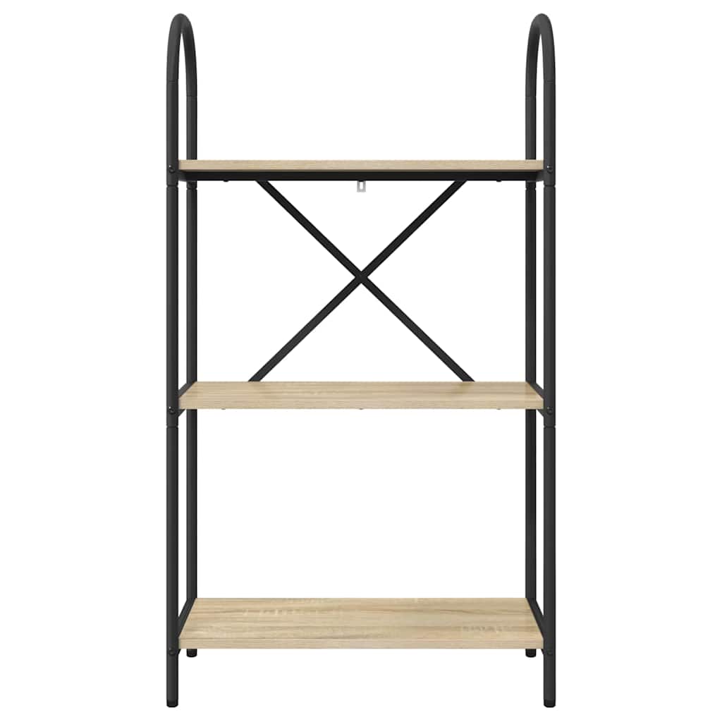 Raft pentru cărți Stejar sonoma 60 x 30 x 109 cm Lemn compozit