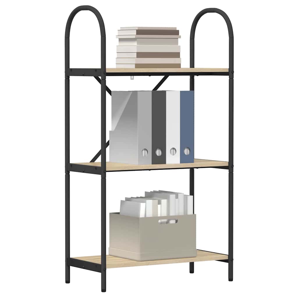 Raft pentru cărți Stejar sonoma 60 x 30 x 109 cm Lemn compozit