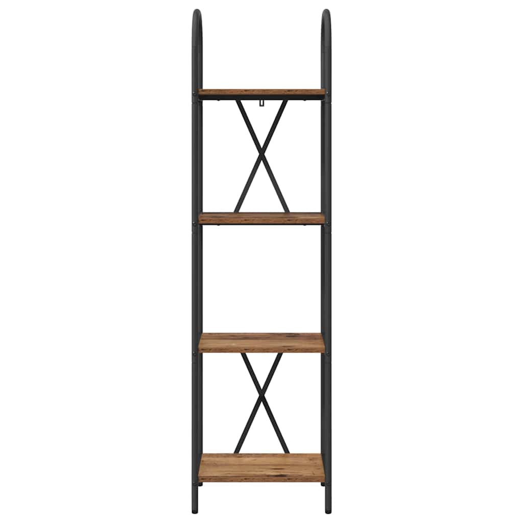 Raft pentru cărți Lemn vechi 40 x 30 x 146 cm Lemn compozit