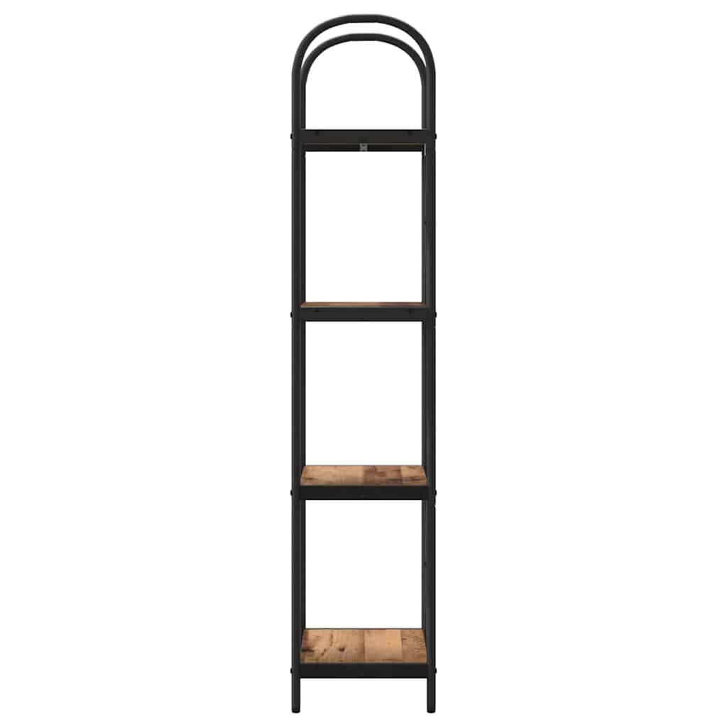 Raft pentru cărți Lemn vechi 40 x 30 x 146 cm Lemn compozit