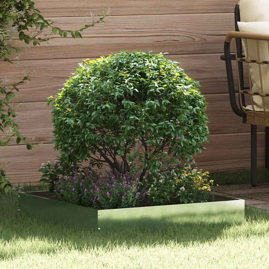 Margine pentru gazon Argintiu 60 x 60 x 13 cm Oțel Galvanizat