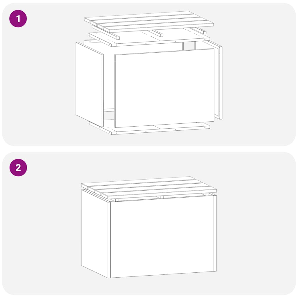 Bancă de grădină Argintiu 60 x 40 x 43 cm Oțel galvanizat
