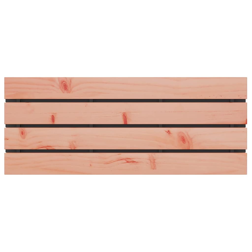 Bancă de grădină Negru 100 x 40 x 43 cm Oțel