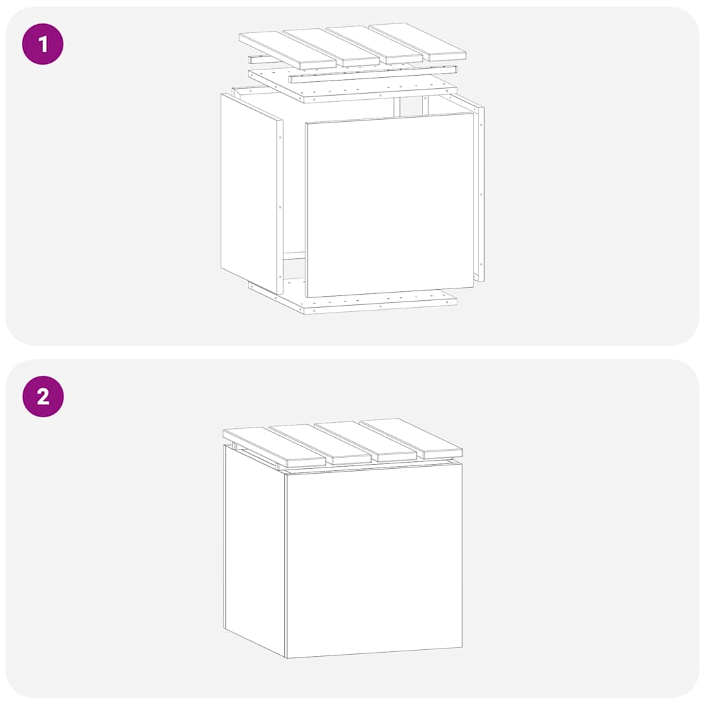 Bancă de grădină Antracit 40 x 40 x 43 cm Oțel