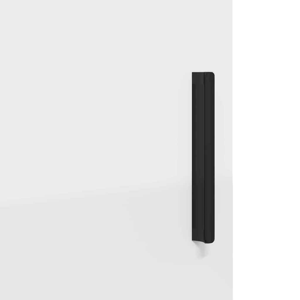 Set de mobilier pentru baie 3 pcs Alb Lemn aranjat și metal