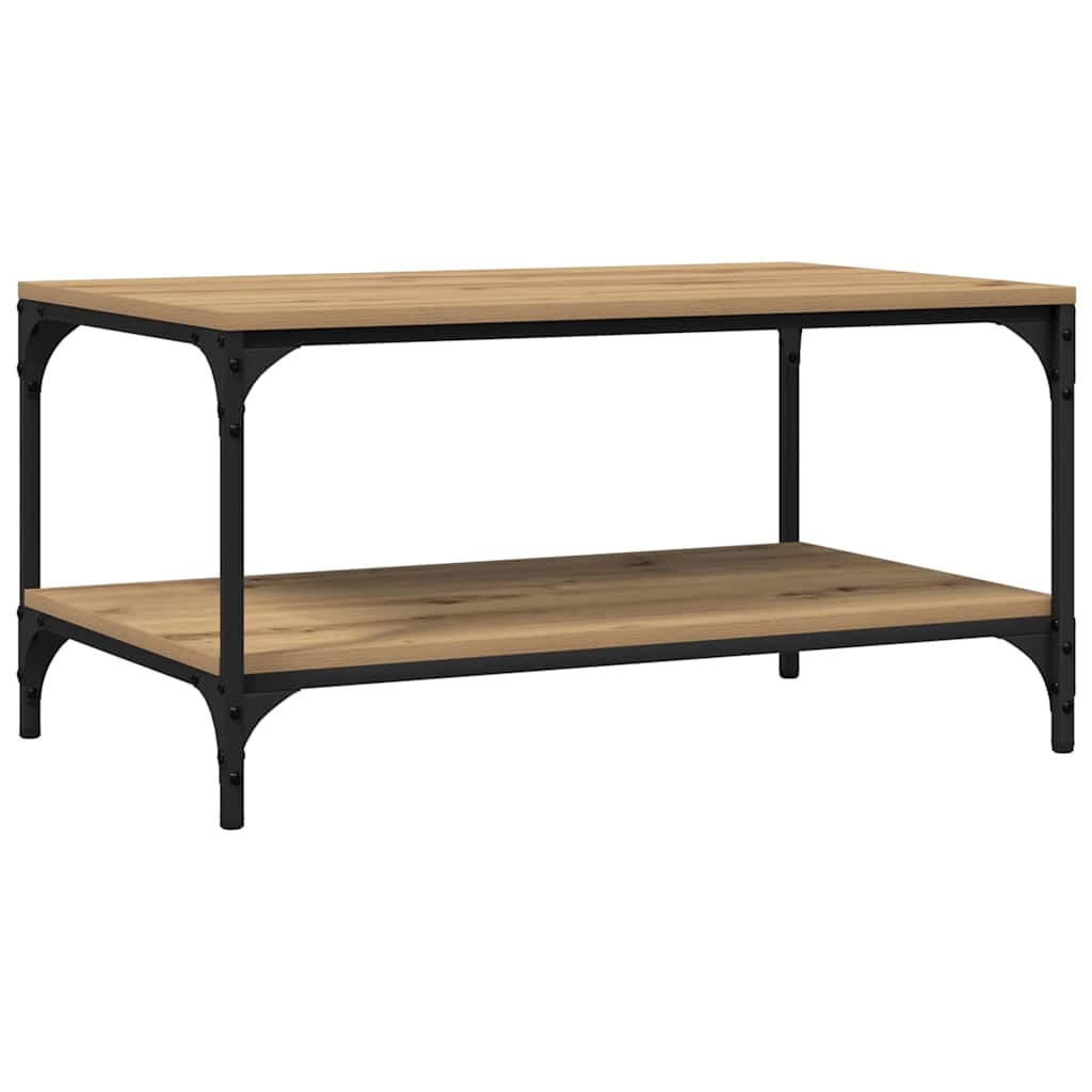 Masă de cafea Stejar Artizanal 81 x 50 x 40 cm Lemn compozit