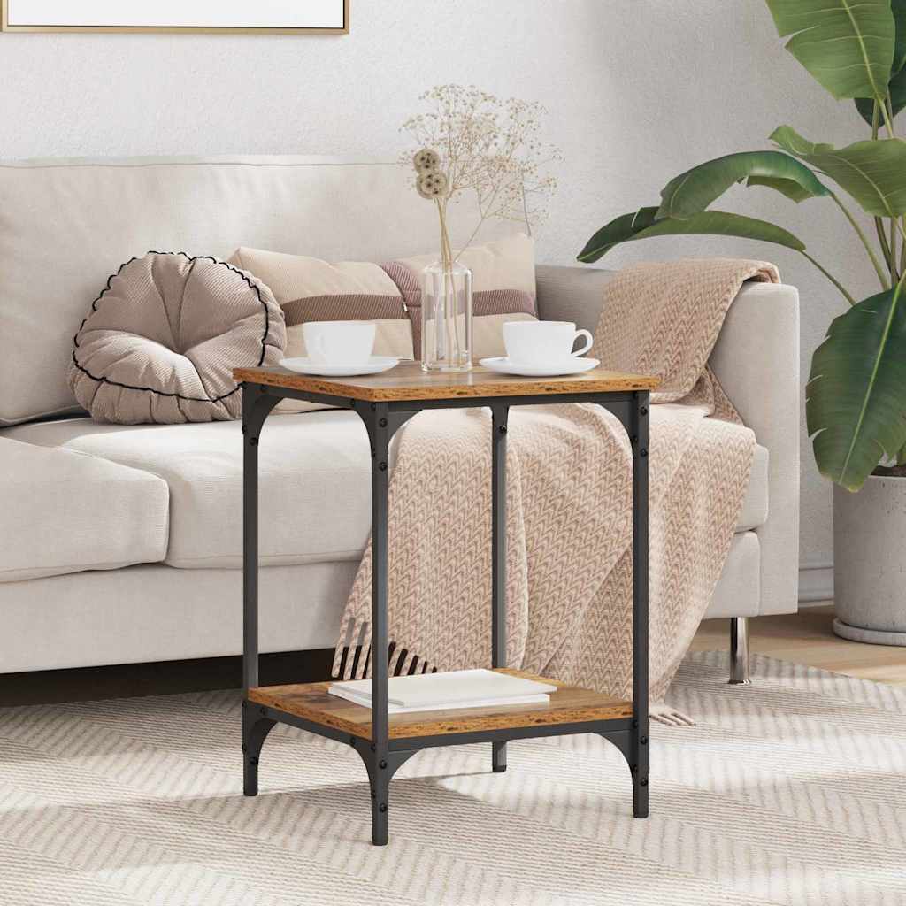 Masă de cafea Lemn Vechi 40 x 40 x 55 cm Lemn compozit