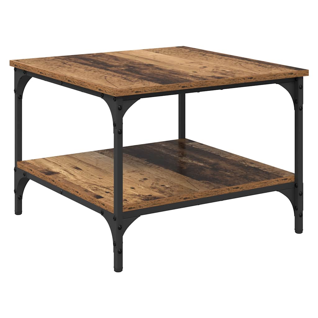 Masă de cafea Lemn Vechi 55 x 55 x 40 cm Lemn compozit