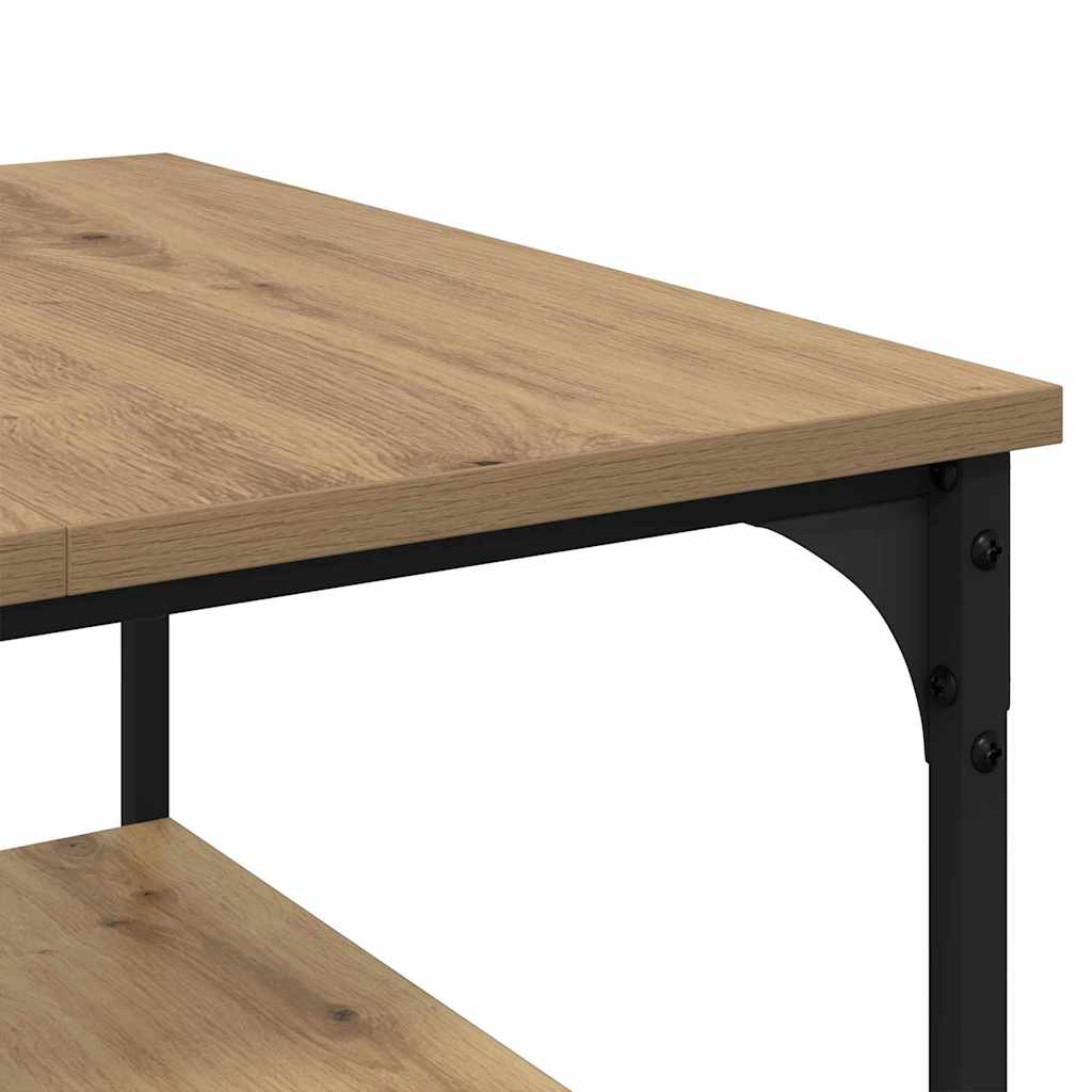 Masă de cafea Stejar Artizanal 55 x 55 x 40 cm Lemn compozit