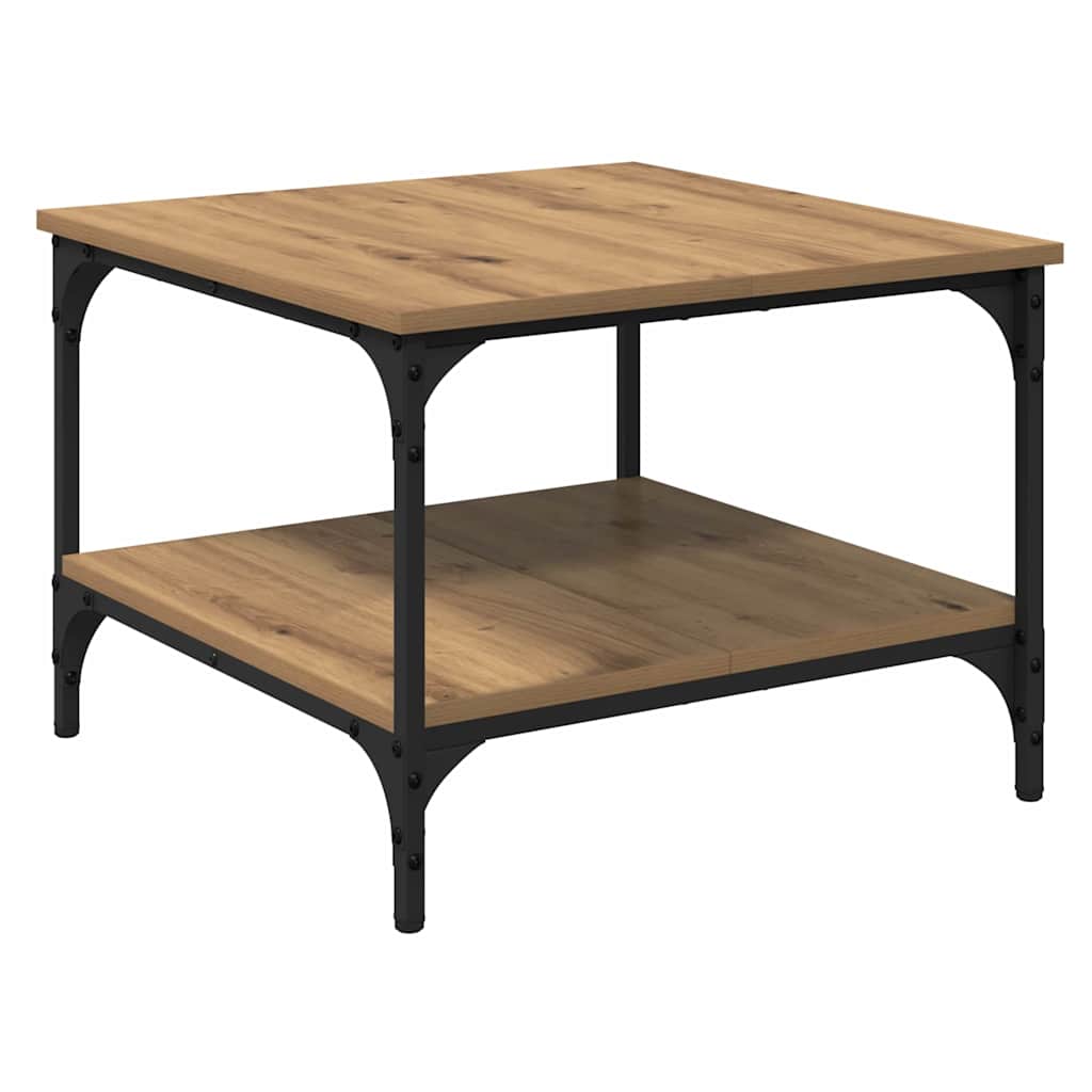 Masă de cafea Stejar Artizanal 55 x 55 x 40 cm Lemn compozit