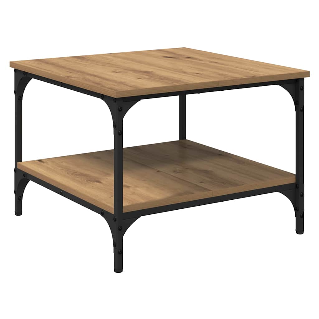 Masă de cafea Stejar Artizanal 55 x 55 x 40 cm Lemn compozit