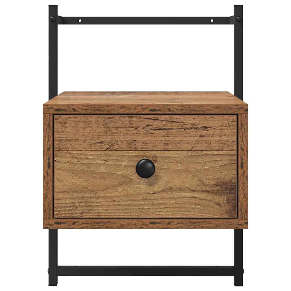 Dulap de noapte 2 pcs Lemn vechi 35 x 30 x 51 cm Lemn compozit