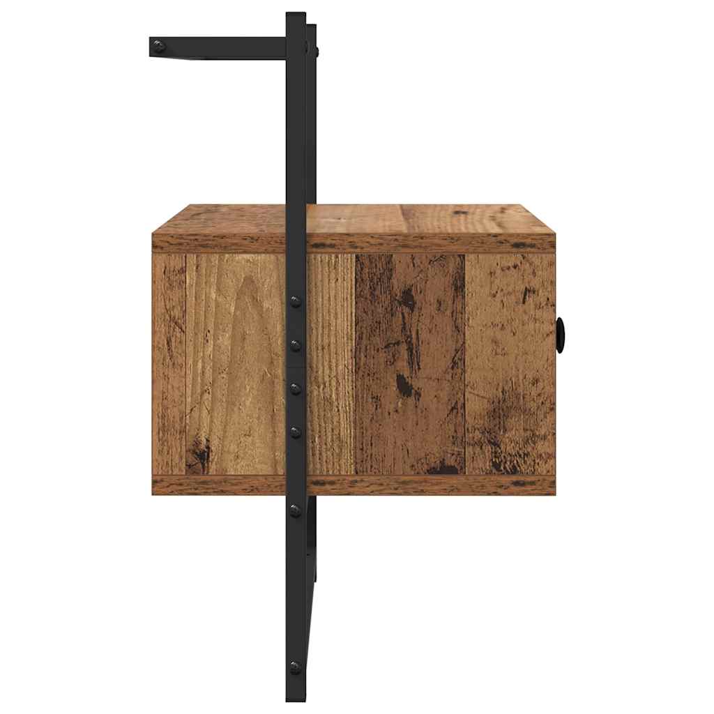 Dulap de noapte 2 pcs Lemn vechi 35 x 30 x 51 cm Lemn compozit