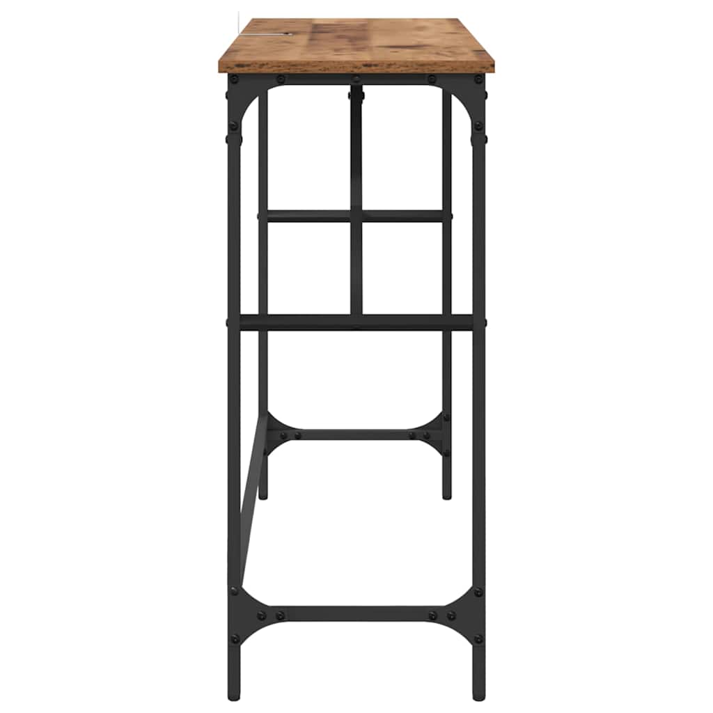 Masă de consolă Lemn vechi 100 x 32 x 75 cm Lemn compozit