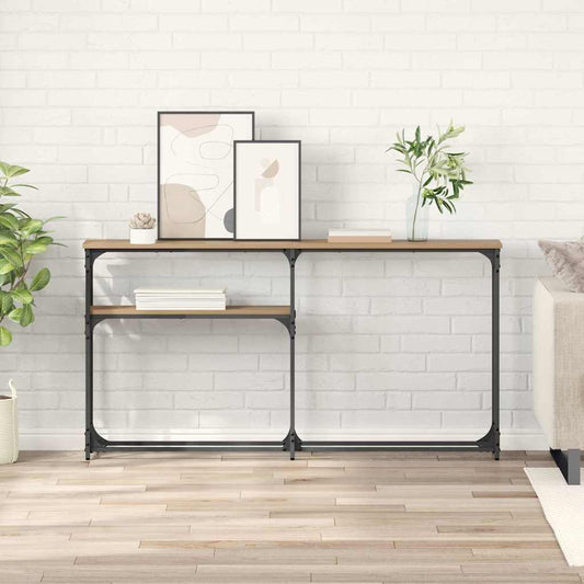 MasaConsole Stejar Artizanal 145 x 22,5 x 75 cm Lemn compozit