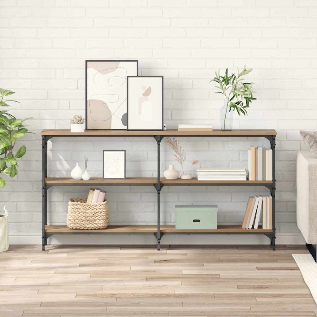 Masă de consolă Stejar Artizanal 150 x 29 x 75 cm