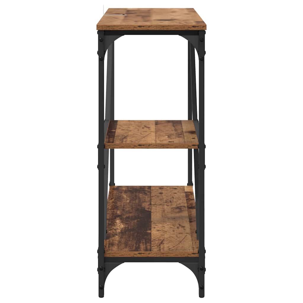 Masă de consolă Lemn Vechi 88,5 x 30 x 75 cm Lemn compozit