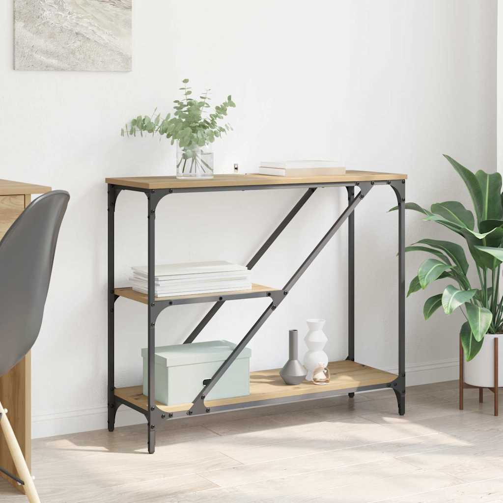 Masă de consolă Stejar Artizanal 88,5 x 30 x 75 cm