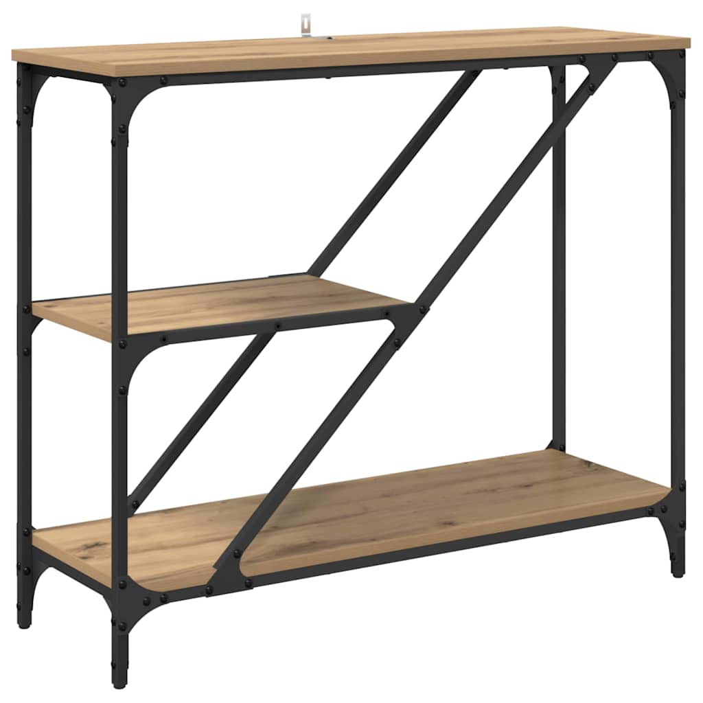 Masă de consolă Stejar Artizanal 88,5 x 30 x 75 cm