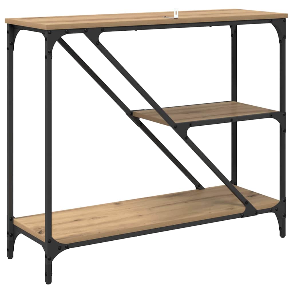 Masă de consolă Stejar Artizanal 88,5 x 30 x 75 cm