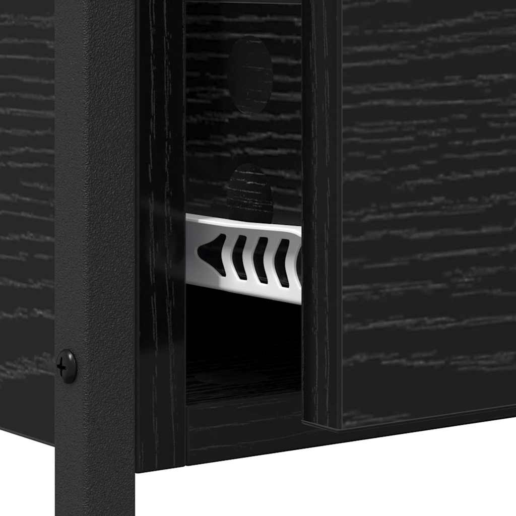 Masă de consolă Stejar Negru 100 x 39 x 78,5 cm Lemn compozit