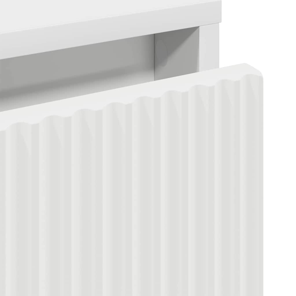 Noptieră cu sertar Alb 63.5 x 36 x 61 cm Lemn compozit