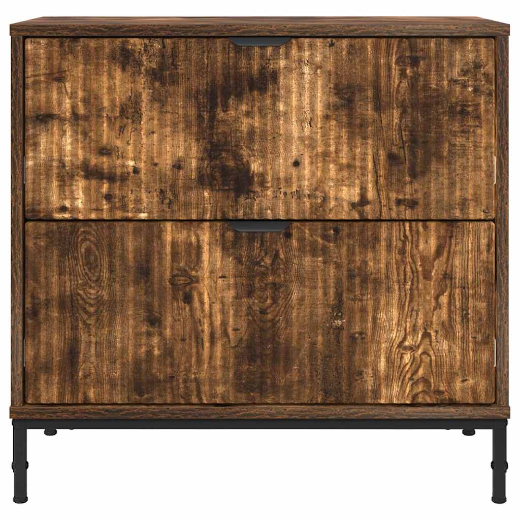 Noptieră Stejar afumat 63.5 x 36 x 61 cm Lemn compozit