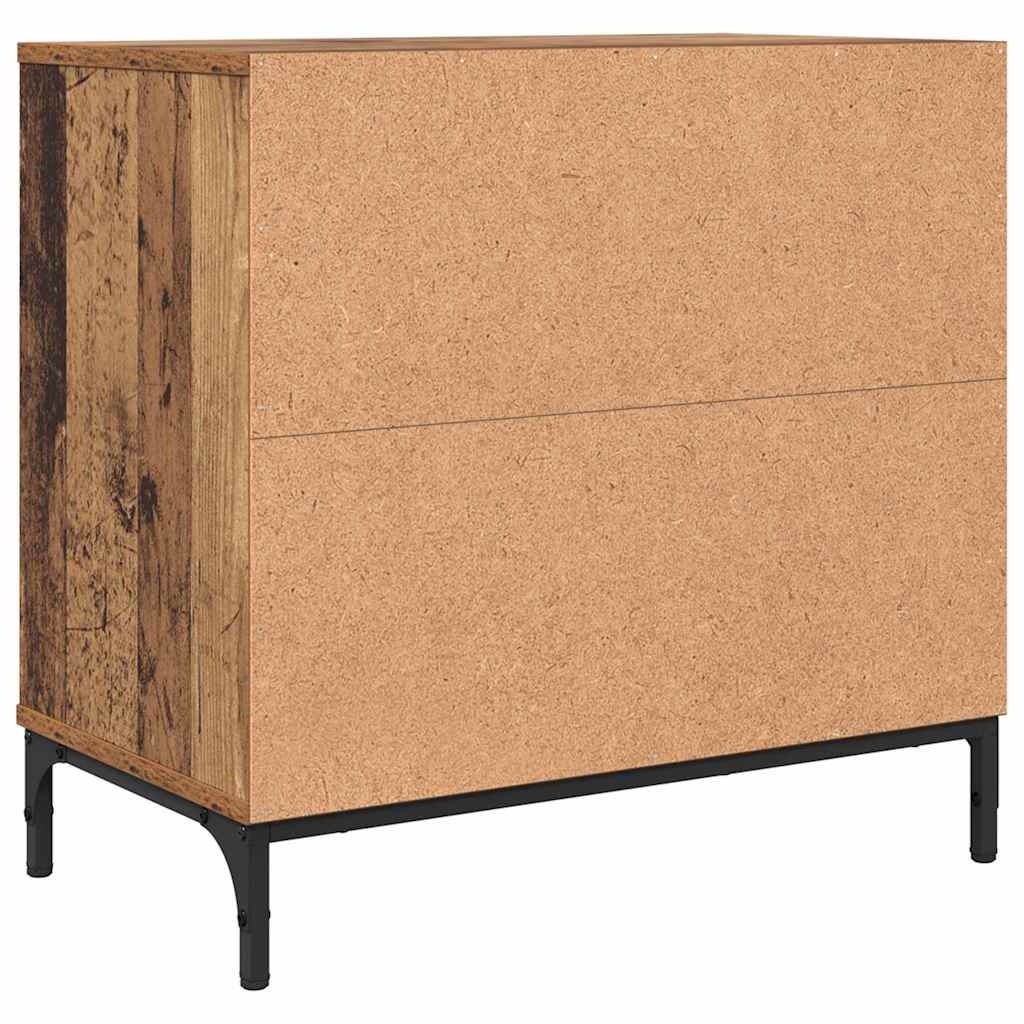 Noptieră cu sertar Lemn vechi 63.5 x 36 x 61 cm Lemn compozit
