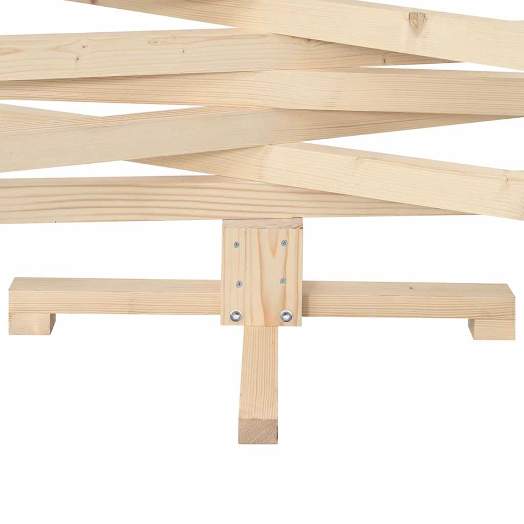 Brazi de Crăciun cu suport natural 150 cm Lemn masiv de pin