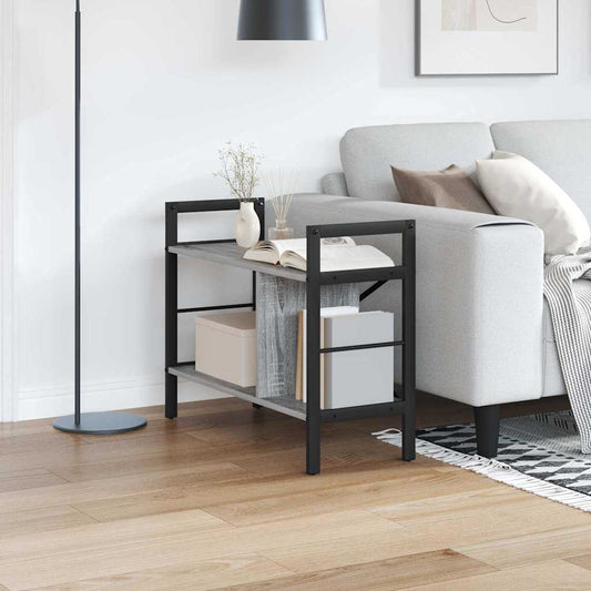 Raft pentru cărți Gri Sonoma 75 x 30 x 58,5 cm Lemn compozit