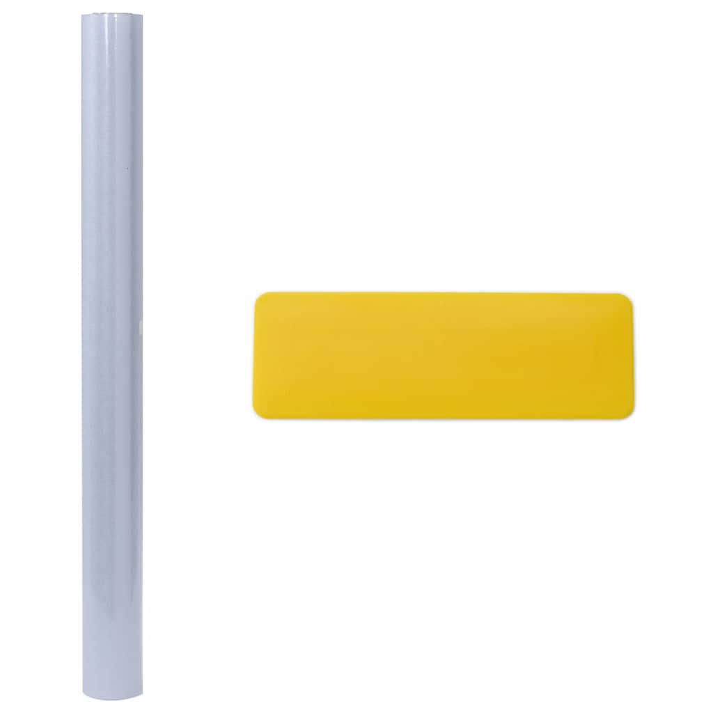 Folie pentru Fereastră Statică Gri Fros 90 x 2000 cm PVC