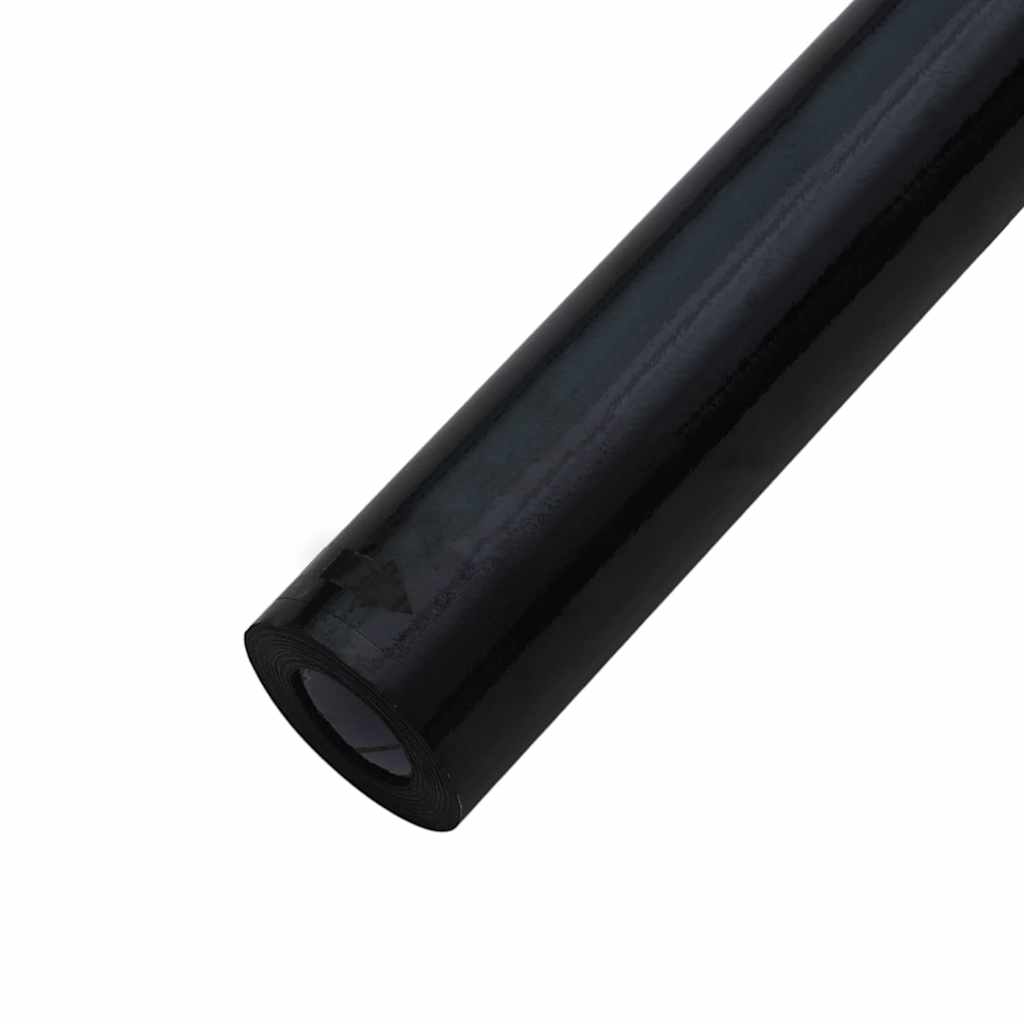 Folie pentru Fereastră Statică Negru 90 x 2000 cm PVC