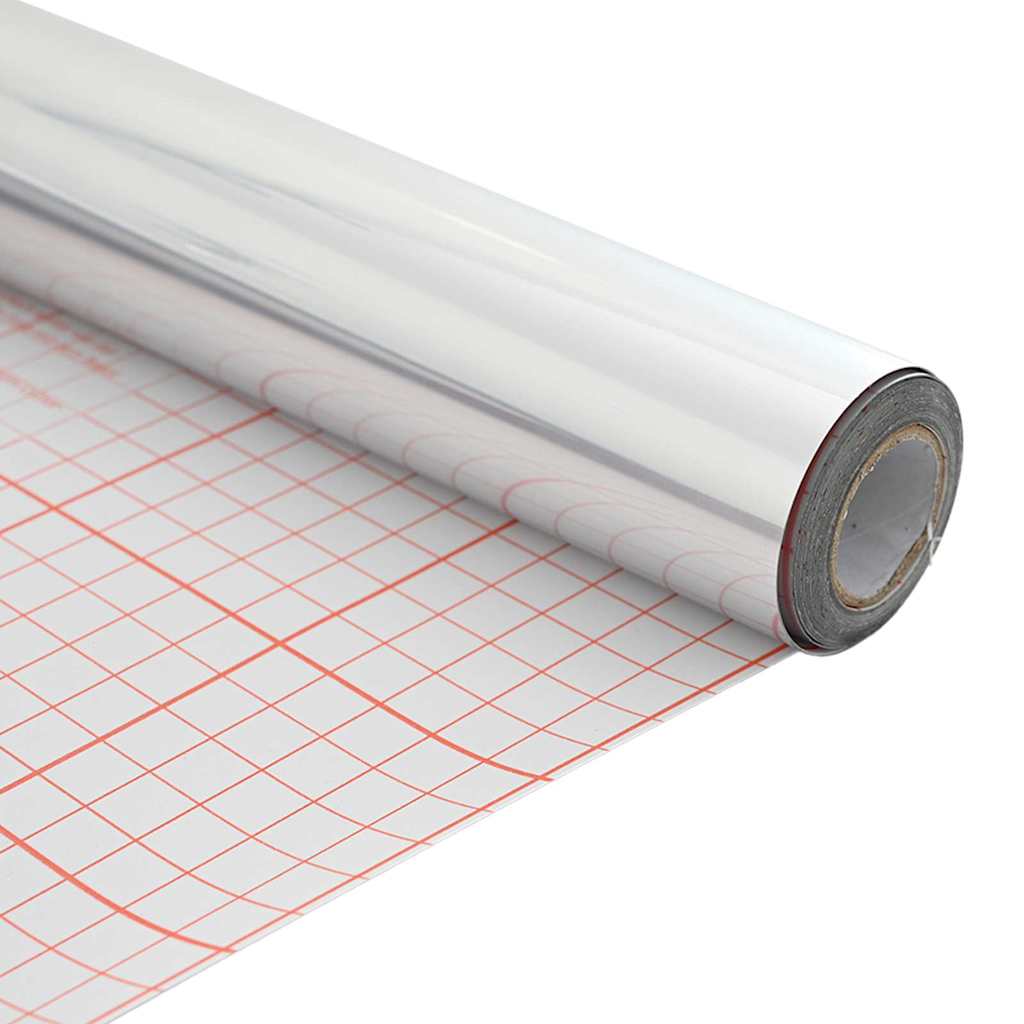 Film adeziv pentru oglindă Argintiu 90 x 2000 cm PET