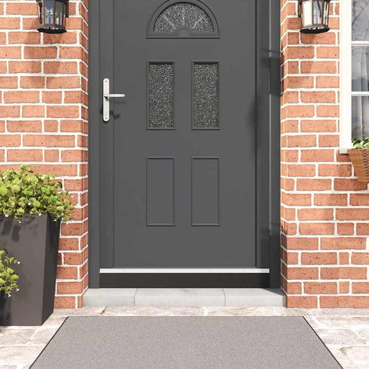 Perdele de ușă cu perii cu montare prin înșurubare 12 pcs Alb