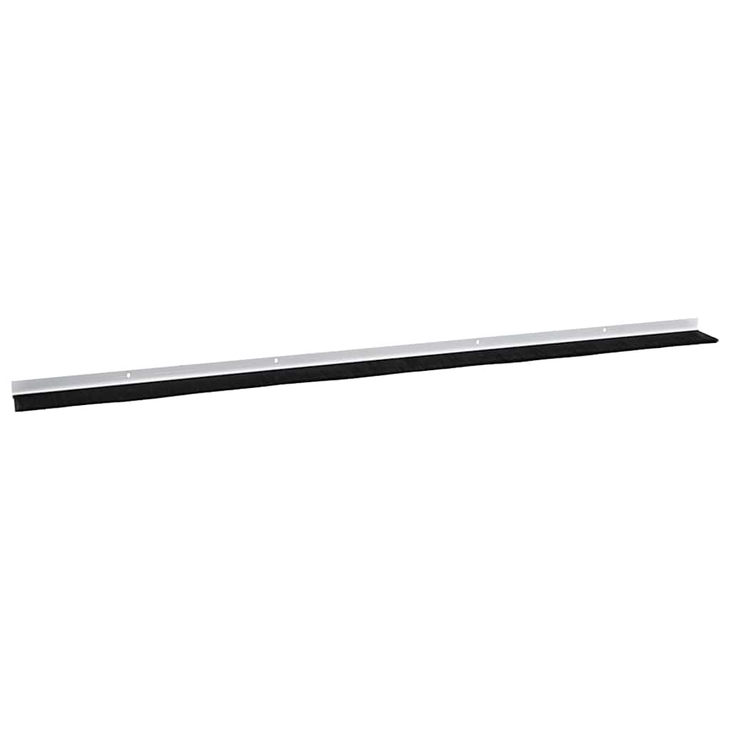 Perdele de ușă cu perii cu montare prin înșurubare 12 pcs Alb