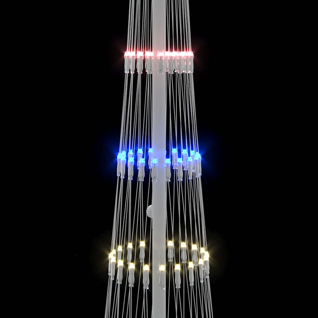 Brad de Crăciun LED Multicolour 51 x 51 x 190 cm Metal - Vendito