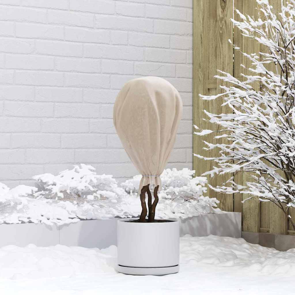 Fleece de Protecție pentru Plante împotriva Înghețului Bej