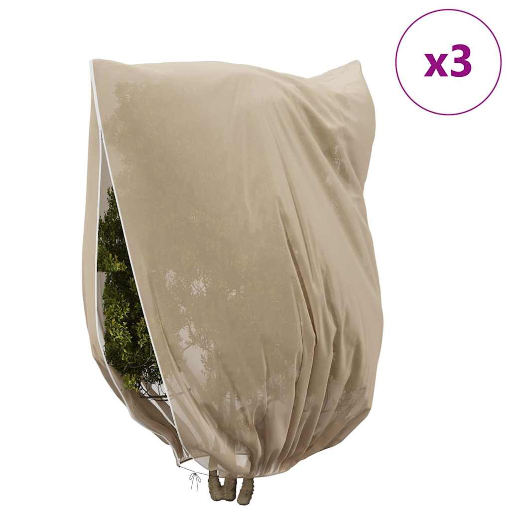 Huse din fleece pentru protecția plantelor împotriva înghețului 3 pcs