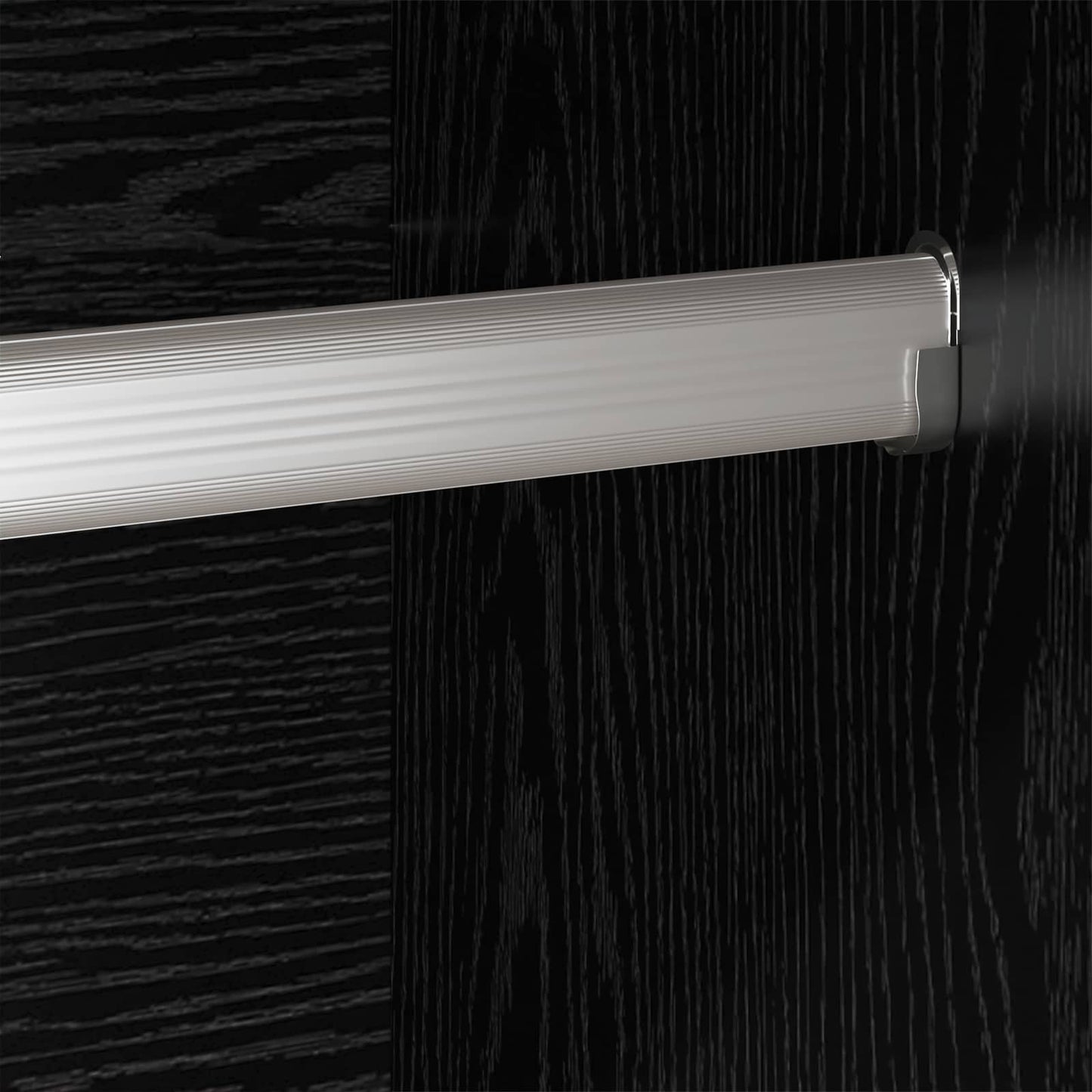 Dressing 2 pcs Stejar Negru 50 x 50 x 200 cm Lemn compozit