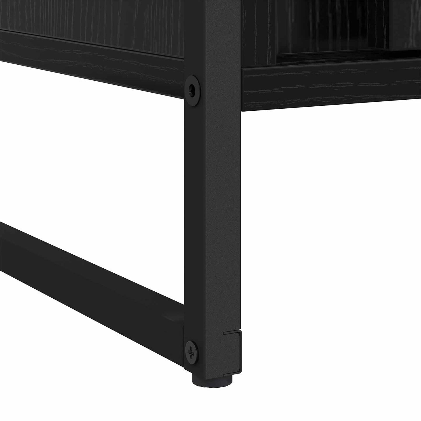 Dressing 2 pcs Stejar Negru 50 x 50 x 200 cm Lemn compozit