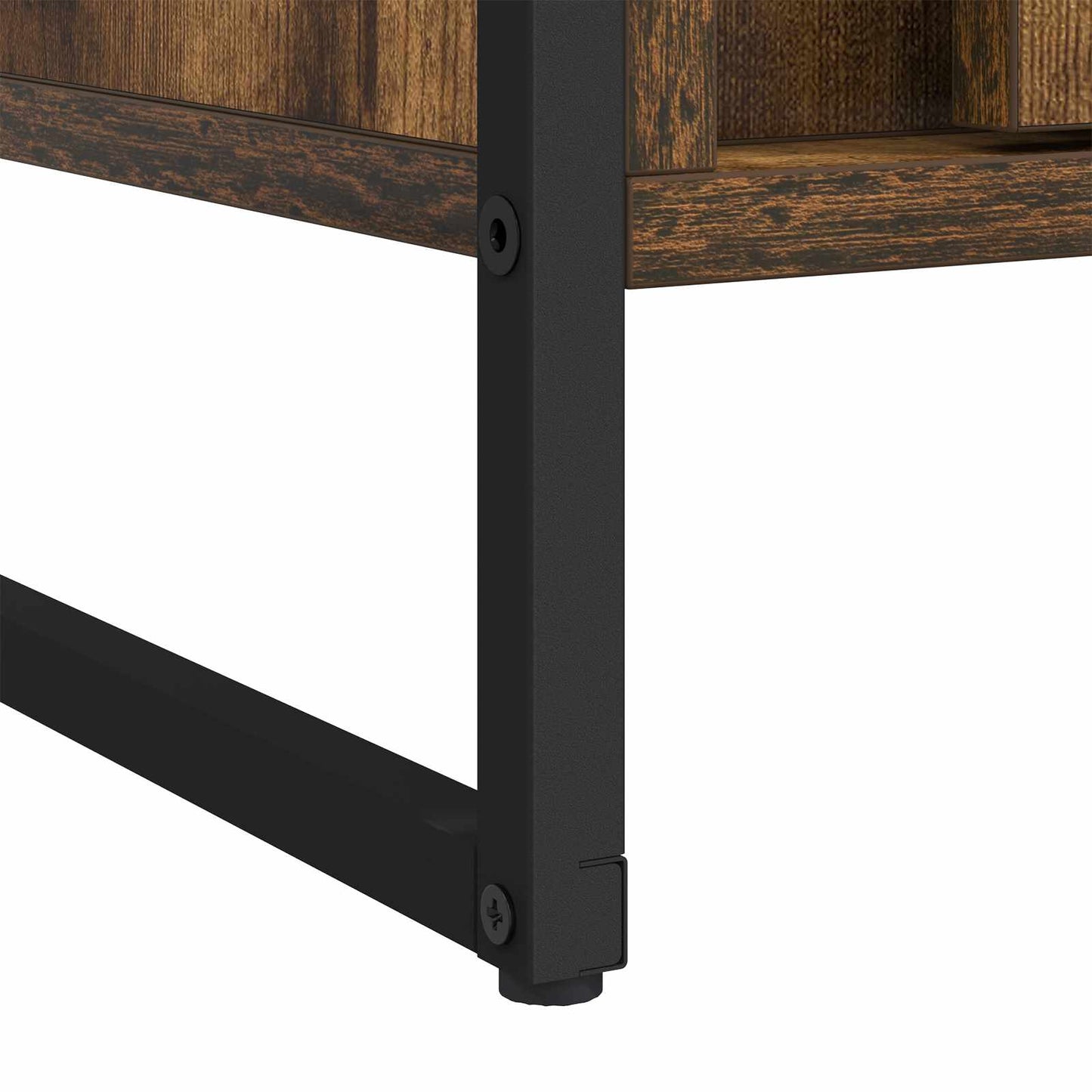 Dressing 2 pcs Stejar fumuriu 50 x 50 x 200 cm Lemn compozit