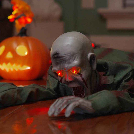 Zombie care se târăște de Halloween Verde 112 x 25.5 x 21.5 cm