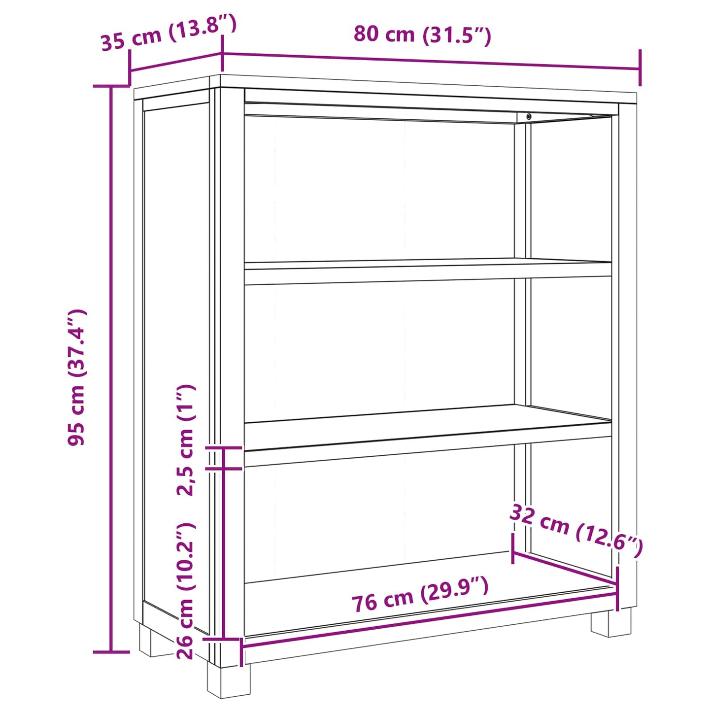 Dulap cu depozitare Maro Lemn compozit