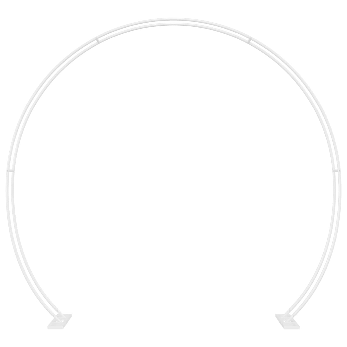 Arc de nuntă Alb 223 x 45 x 201 cm Oțel