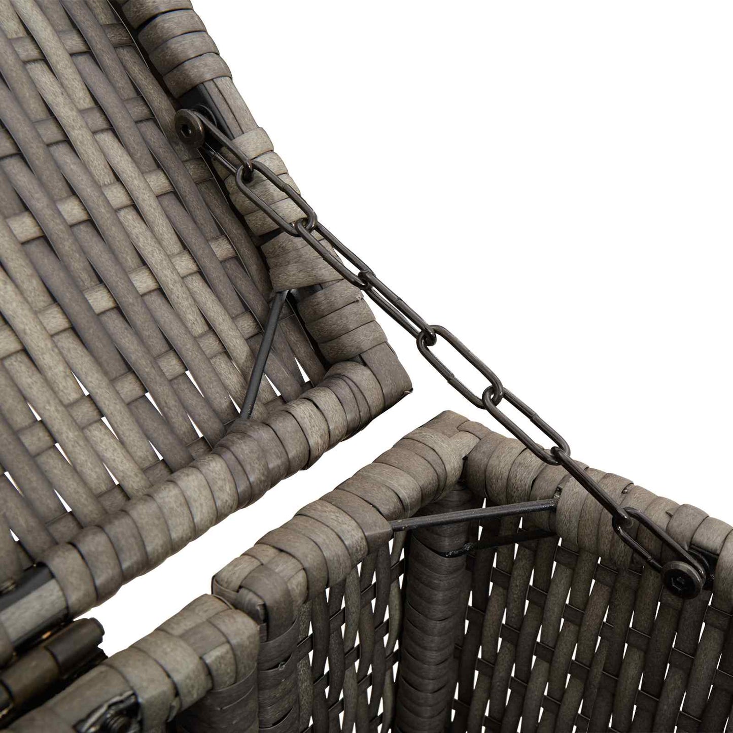 Cutie pentru gunoi 2 pcs Gri 65 x 80 x 115 cm Polietilenă