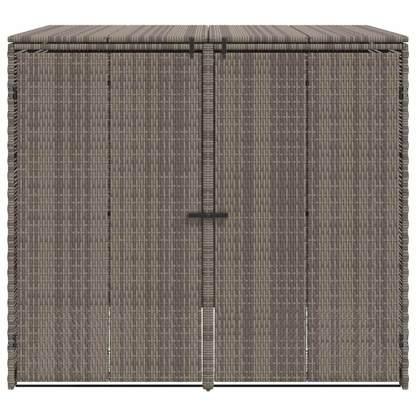 Cutie pentru gunoi 2 pcs Gri 65 x 80 x 115 cm Polietilenă