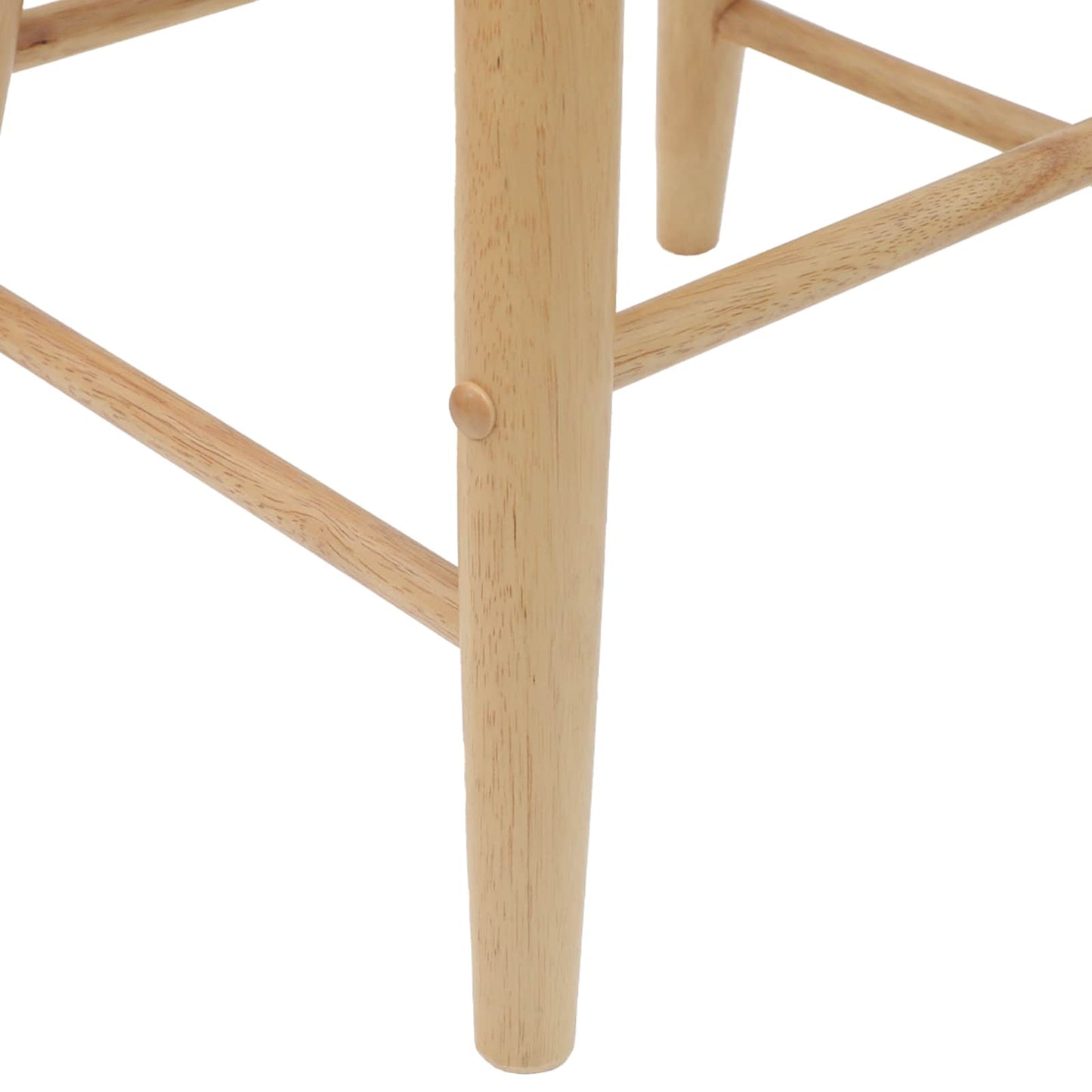 Scaune de dining 2 pcs natural 46 x 37 x 63 cm