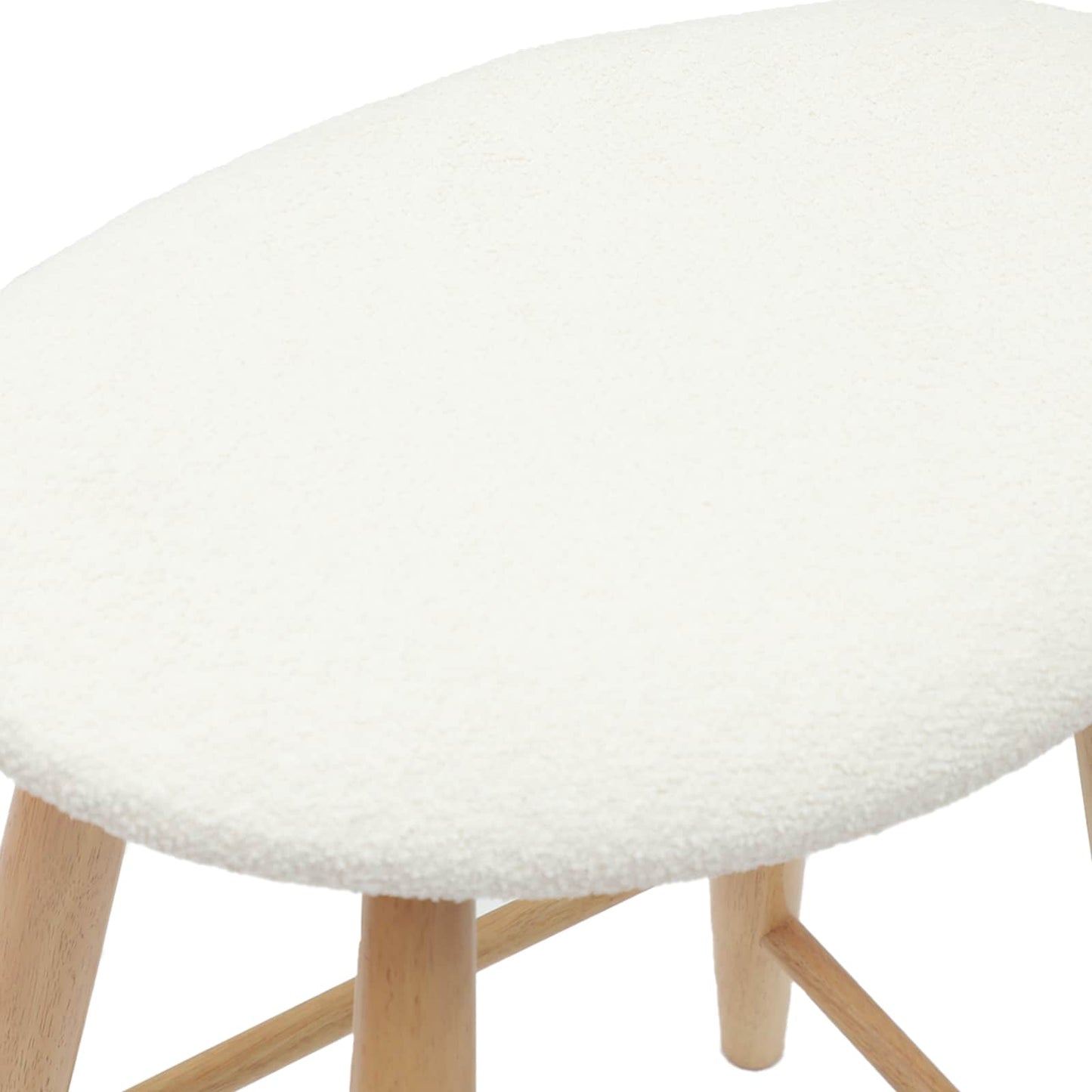 Scaune de dining 2 pcs natural 46 x 37 x 63 cm